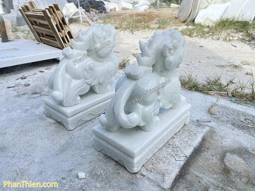 Tỳ hưu bằng đá Cẩm thạch tự nhiên (TH-35)