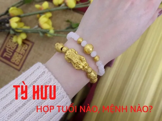 Vòng tay đeo đính Tỳ Hưu hợp với mệnh nào, tuổi nào của con người