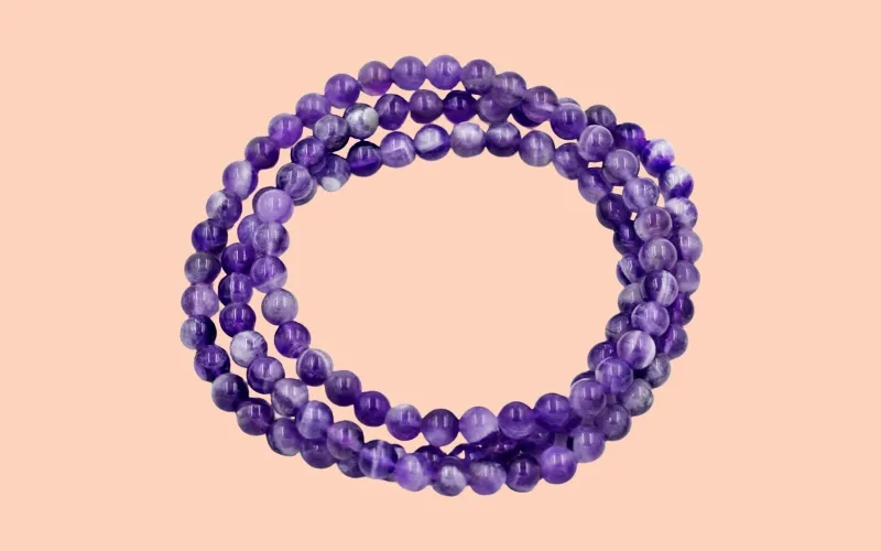 vòng đá thạch anh tím