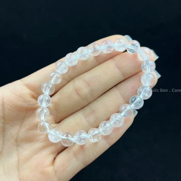 Vòng thạch anh trắng