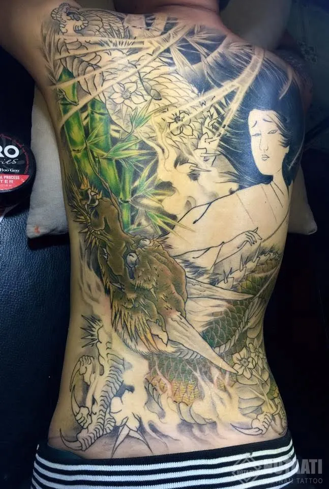 Ý nghĩa hình xăm rồng trên lưng