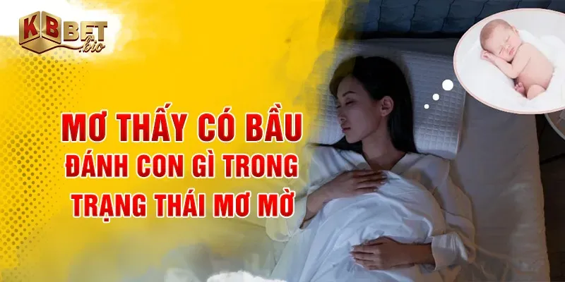 Mơ thấy có bầu đánh con gì trong trạng thái mơ mờ
