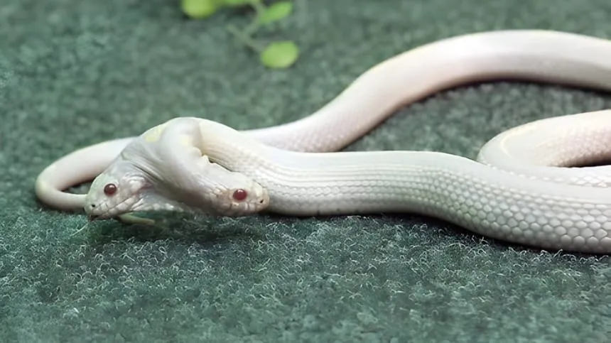 Mơ thấy con rắn màu trắng hai đầu