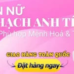 Nhẫn đá thạch anh tím tinh xảo với sắc tím tự nhiên