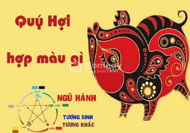 Màu sắc hợp tuổi Quý Hợi 1983