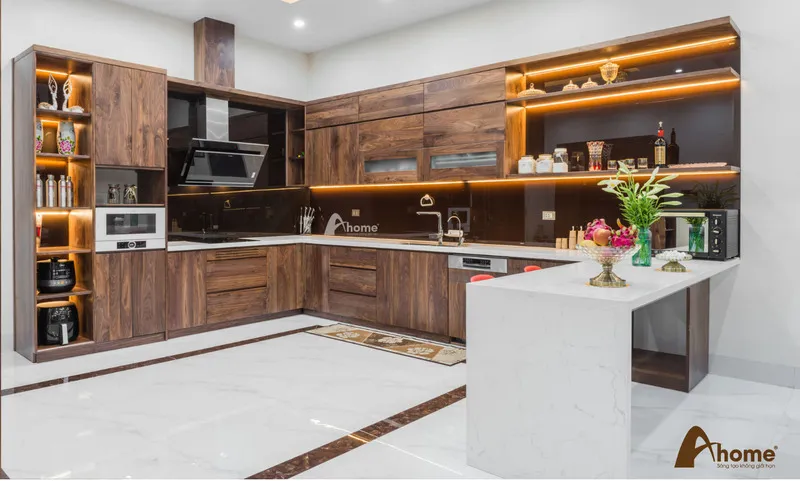 Phòng bếp nên bố trí theo nguyên tắc “tọa hung, hướng cát”