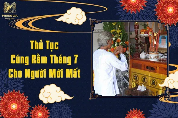 Mâm cúng chay thanh tịnh cho người mới mất