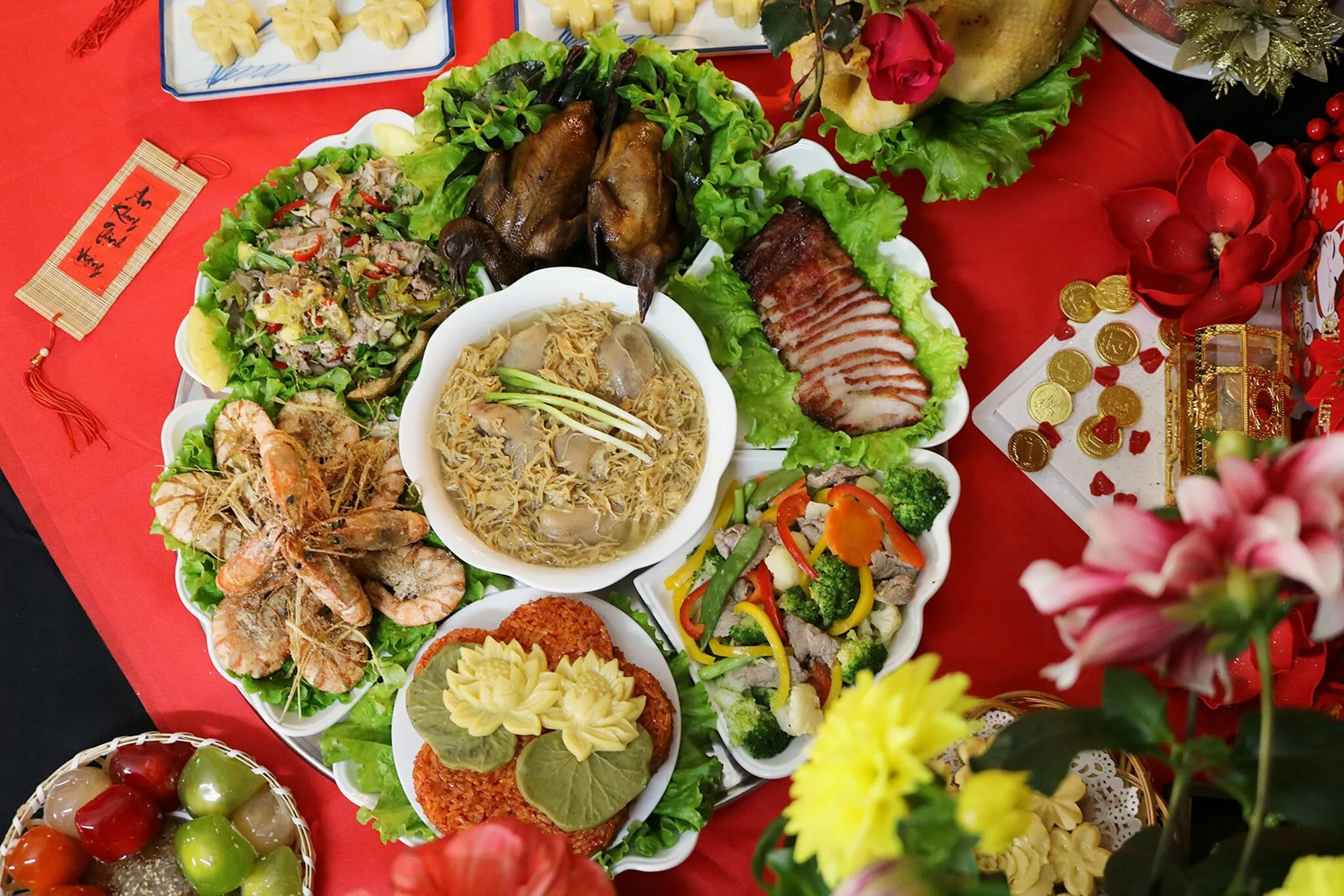 Chuẩn bị xôi gà cúng Rằm tháng Giêng 2026 đủ đầy tài lộc 15 Mâm lễ cúng Rằm tháng Giêng cần những gì? Nên cúng Rằm tháng Giêng vào ngày nào mới đúng?