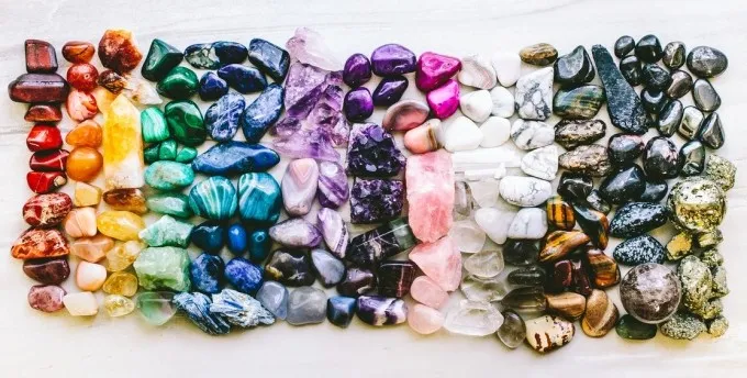 thạch anh tự nhiên, giả & xử lý màu