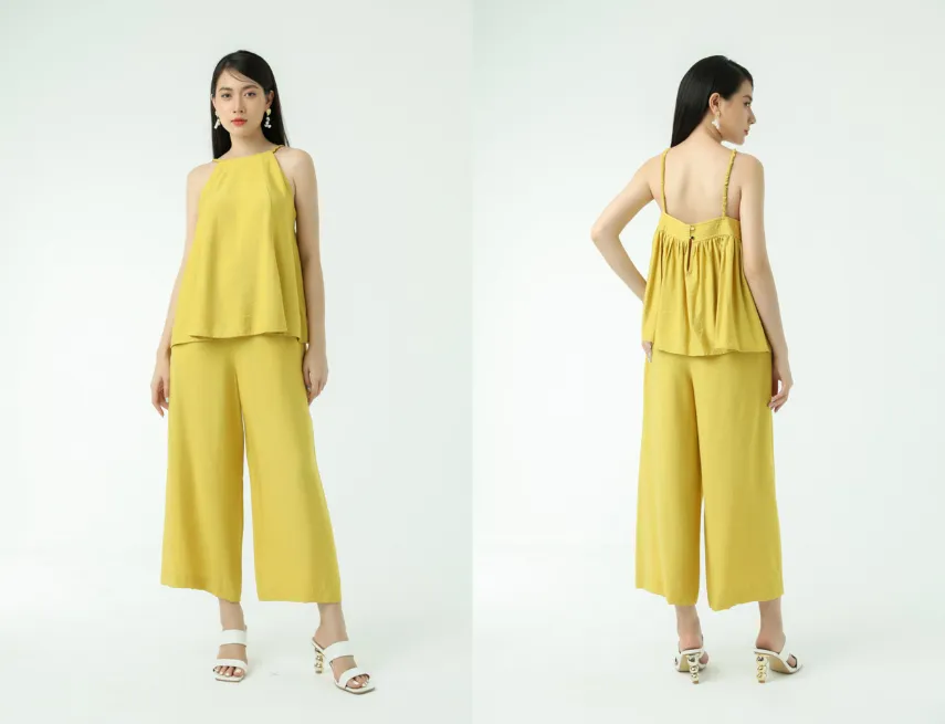 Áo dài và trang sức vàng mang lại diện mạo rạng rỡ cho người mệnh Kim