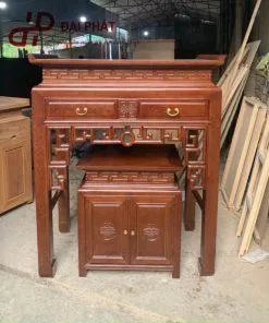 40+ Mẫu Bàn Thờ Gỗ Đơn Giản Đẹp, Hiện Đại & Chuẩn Phong Thủy 2026 32 Mẫu án gian thờ hiện đại