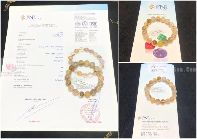 Bộ sưu tập giấy chứng nhận kiểm định đá