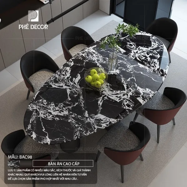 Sự phối hợp hài hòa giữa bàn ăn và bếp tạo ra dòng chảy năng lượng tích cực cho ngôi nhà