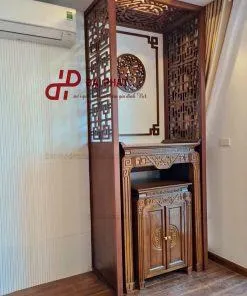 Bàn thờ đứng gỗ sồi đẹp
