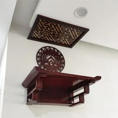 Bàn thờ treo gỗ Mít 81cm BTT80