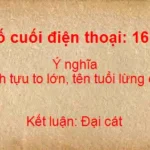 Bảng tra cứu nhanh ý nghĩa hung cát của 4 số đuôi điện thoại