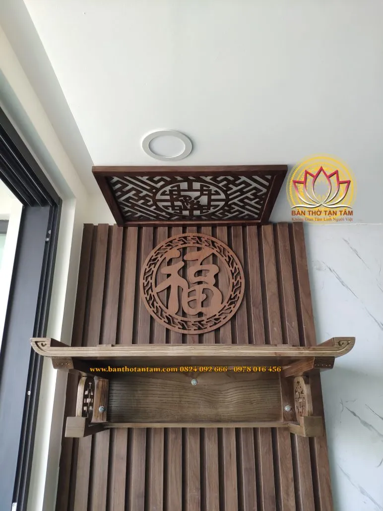 Bàn thờ treo rộng 1070mm x sâu 480mm