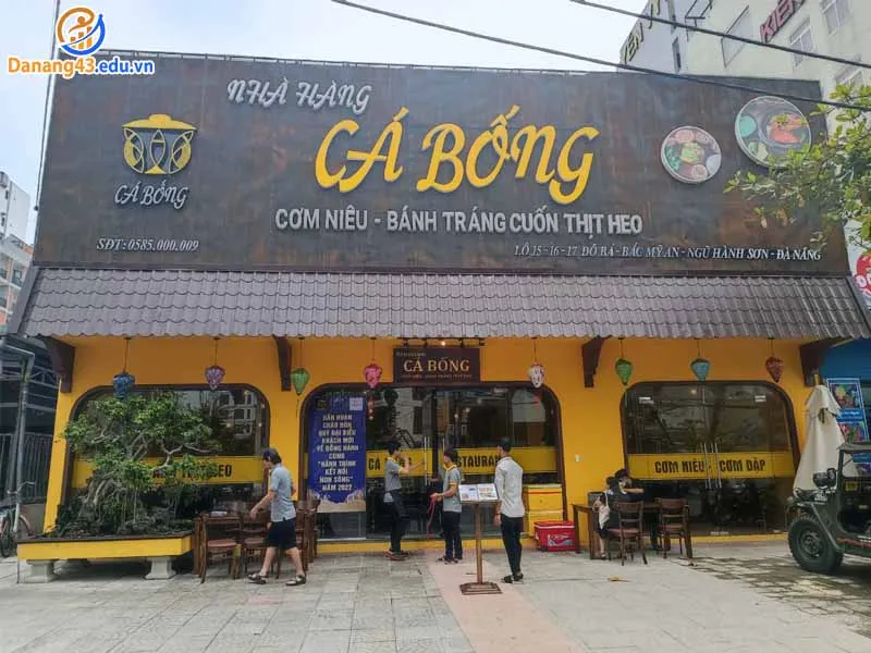 Nhà hàng Cá Bống tại đỗ bá mỹ an ngũ hành sơn đà nẵng