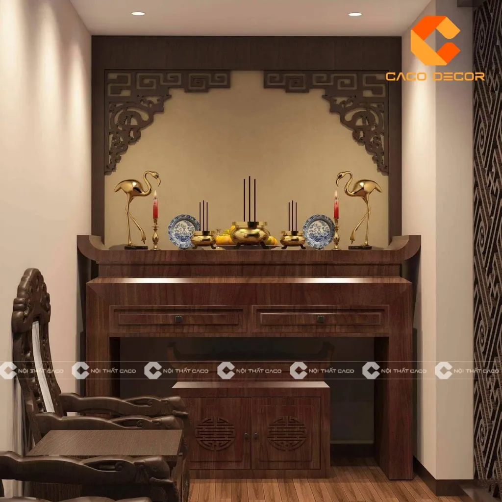 Cách trình bày bàn thờ ngày tết đẹp mắt tạo nên không khí ấm cúng