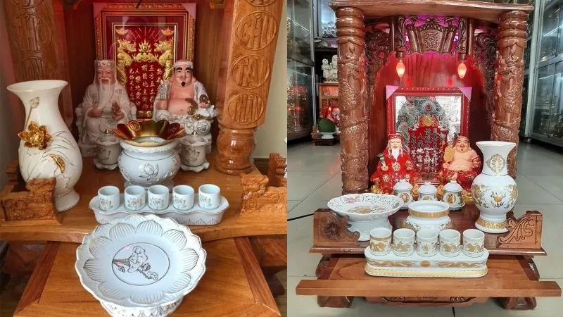 Bố trí bàn thờ Ông Địa Thần Tài đúng cách giúp gia chủ hưng thịnh