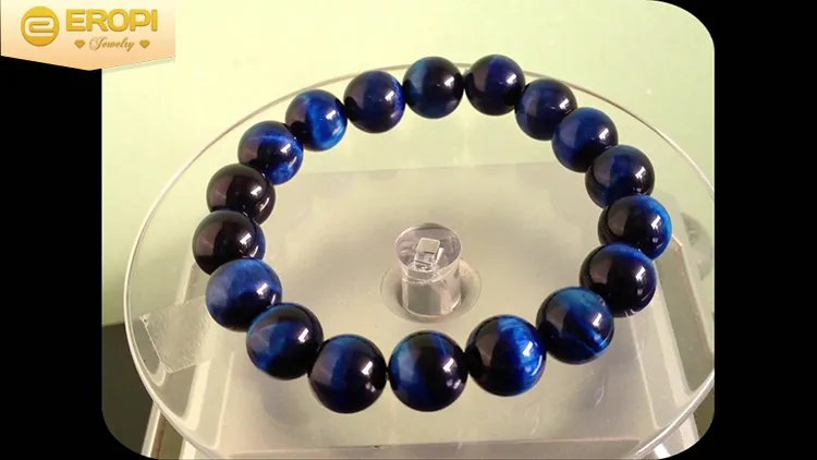 Vòng tay thạch anh tóc xanh phù hợp mệnh Mộc