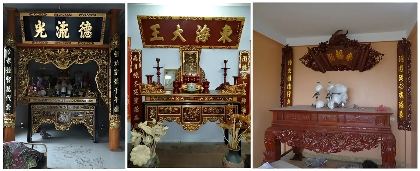 Cách sắp xếp đồ thờ trên án gian thờ chuẩn phong thủy