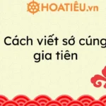 Hướng dẫn Cách Viết Sớ Lễ Gia Tiên và Sớ Thổ Công