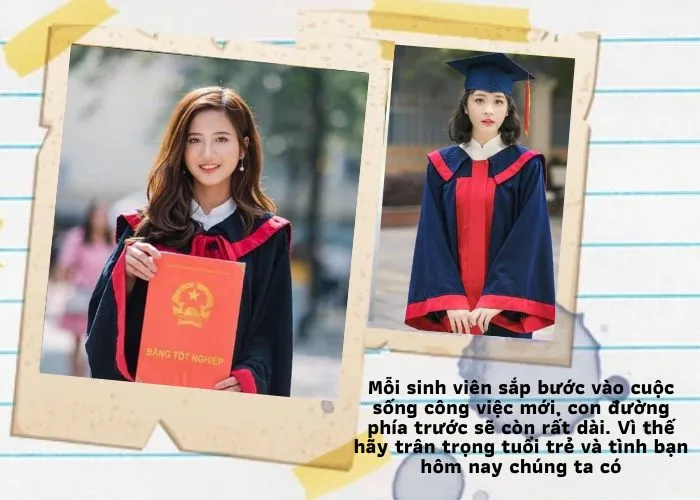 Cap hay về áo cử nhân ấn tượng, ý nghĩa nhất