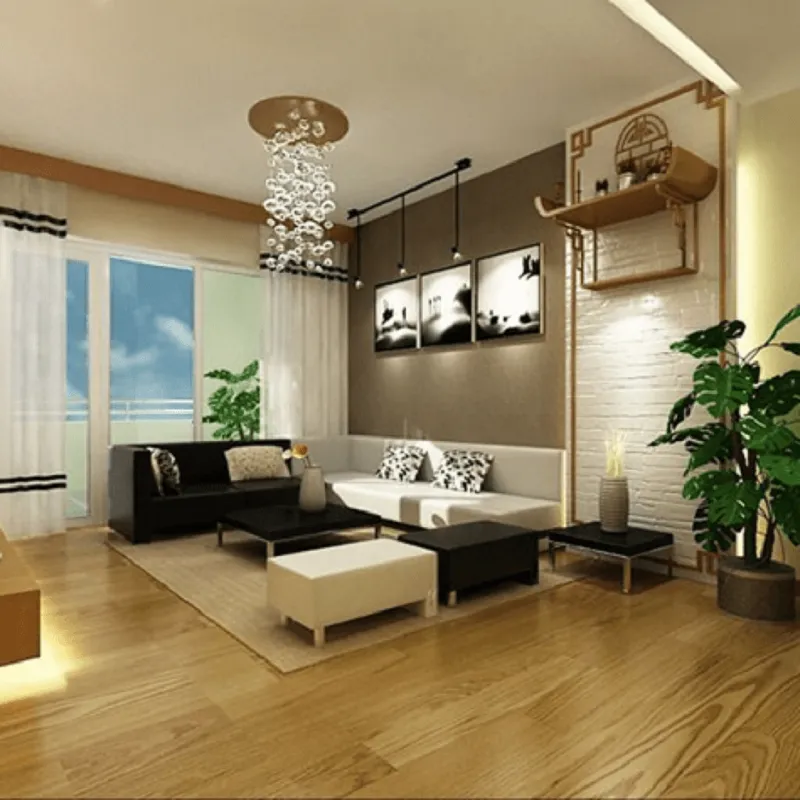 Không gian thờ cúng tại căn hộ chung cư sử dụng bàn thờ treo tường tiết kiệm diện tích