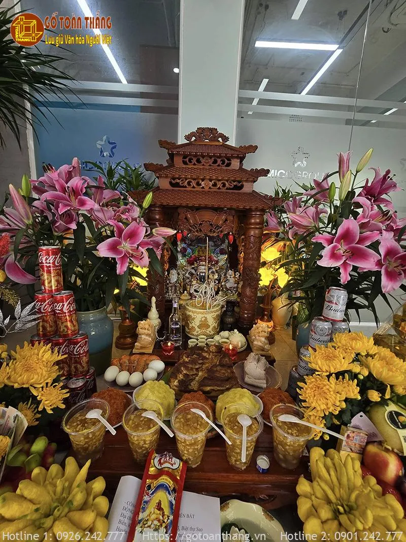 Cây để bàn thờ Thần tài thu hút năng lượng tốt theo phong thủy