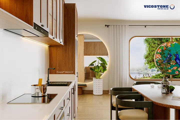 Đá nhân tạo gốc thạch anh VICOSTONE có độ bền cao