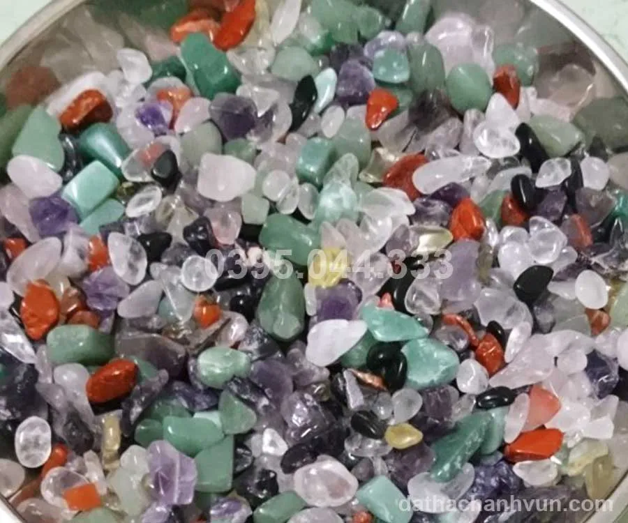 Đá ngũ sắc kết hợp nhiều loại thạch anh