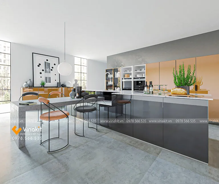 Đặt hướng bếp cùng hướng nhà có thể gây ra năng lượng xung khắc