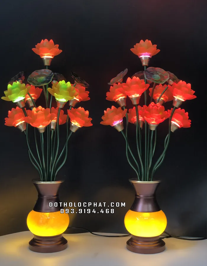 Đèn bình pha lê phát sáng đẹp