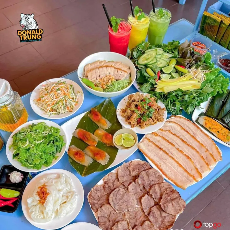 Thực đơn đa dạng đậm chất miền Trung tại 141 Đỗ Bá Ngũ Hành Sơn Đà Nẵng