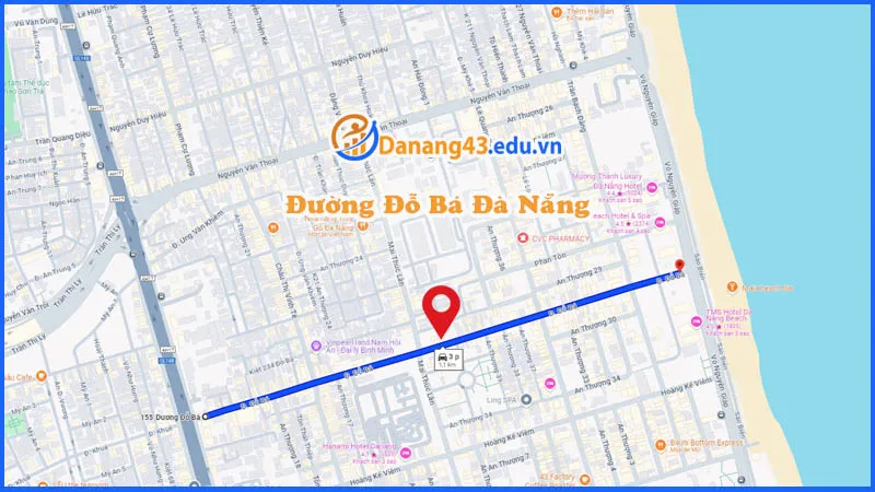 Không gian sầm uất tại đường đỗ bá mỹ an ngũ hành sơn đà nẵng