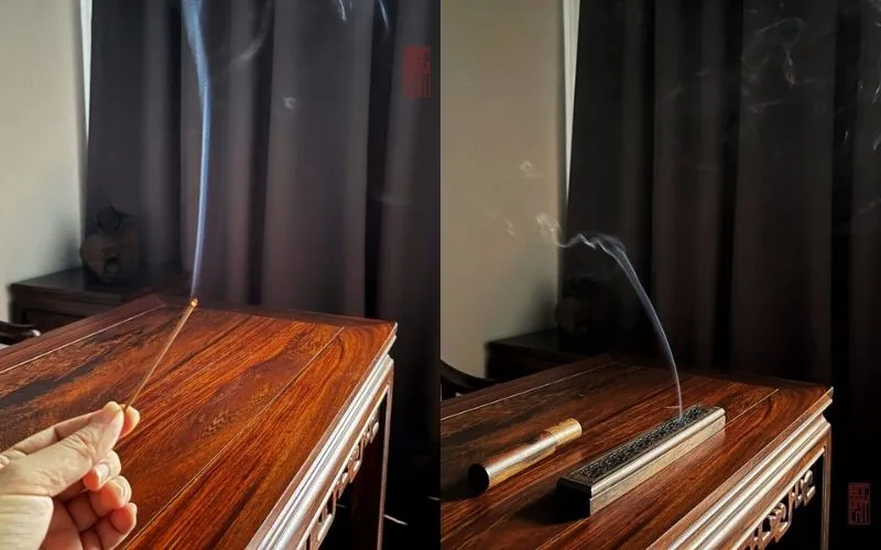 Đốt trầm mang lại vận khí và tiền tài cho gia chủ