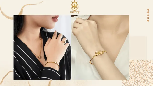 Gợi ý phối trang phục với vòng tay vàng 18K