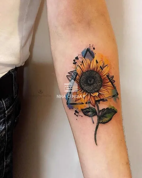 Hình xăm sa mạc hợp mệnh Thổ 1990