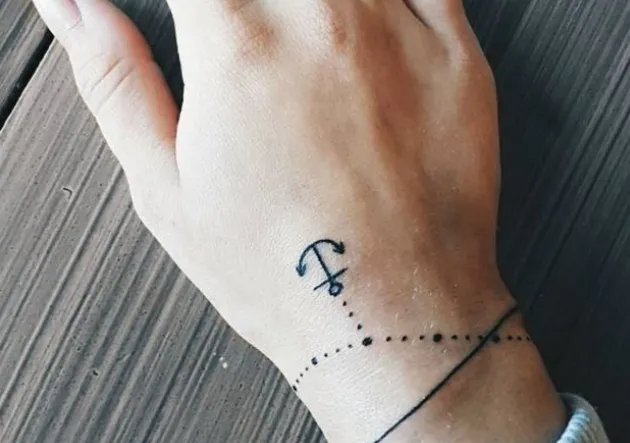 Hinh xam vong tay nam sinh