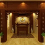 Bố trí bàn thờ hợp phong thủy cho hướng nhà tuổi 1976 nam để chiêu tài lộc.