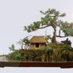 Hòn non bộ phong thủy cho gia chủ mệnh Thổ đặt tại sân vườn