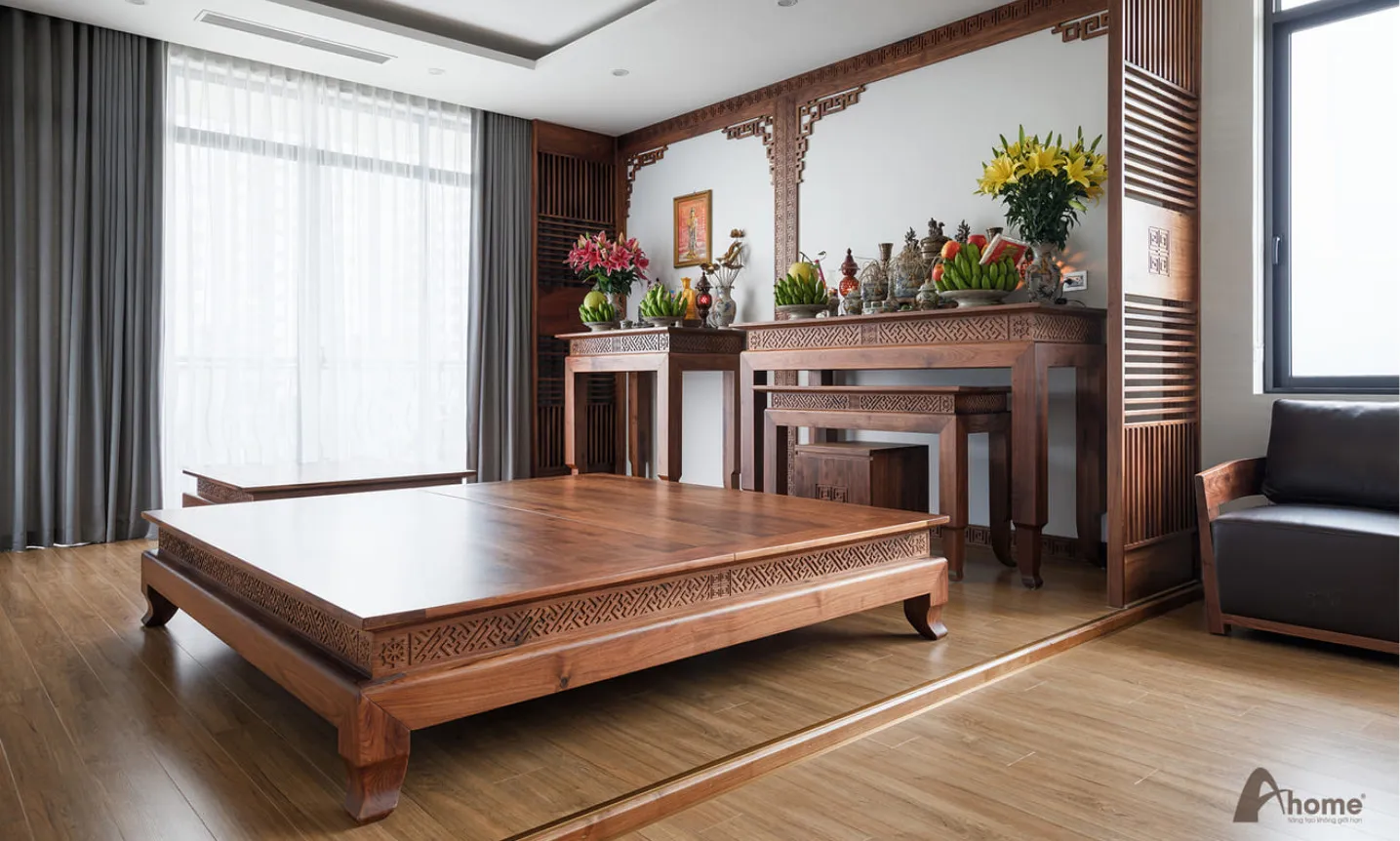 Hướng đặt bàn thờ cũng nên xem xét kỹ lưỡng