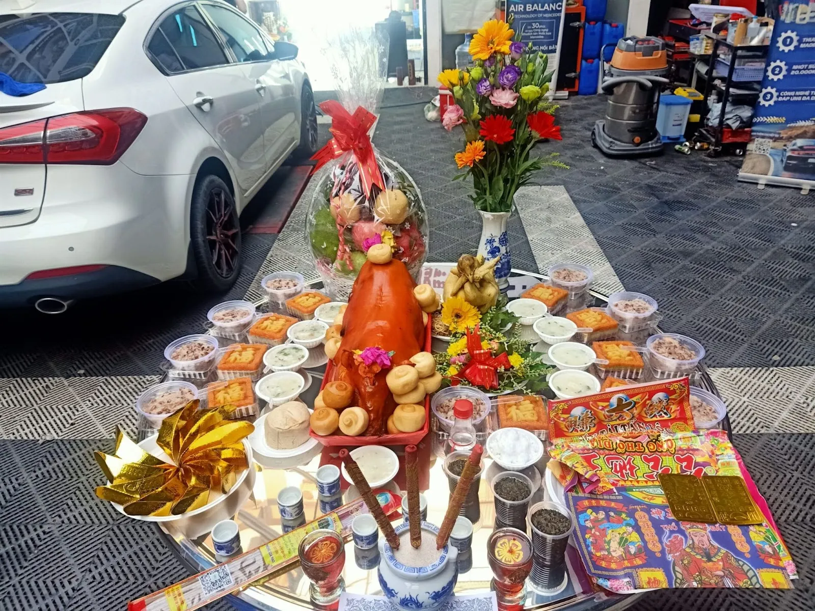 Nghi thức cúng xe mới đúng cách