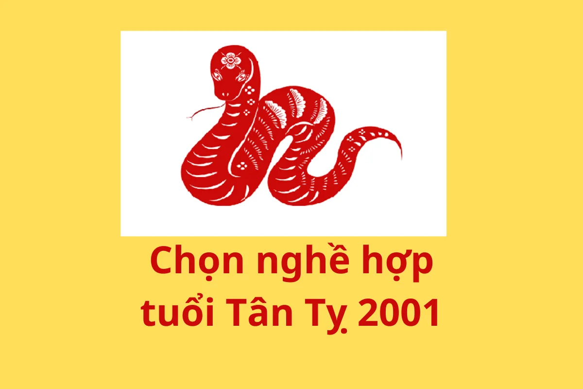 Nghề nghiệp phù hợp Tân Tỵ 2001