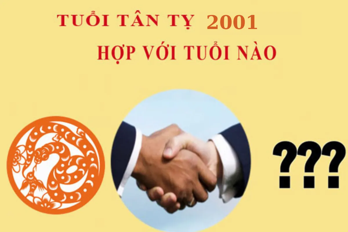 Tuổi hợp kết hôn Tân Tỵ 2001