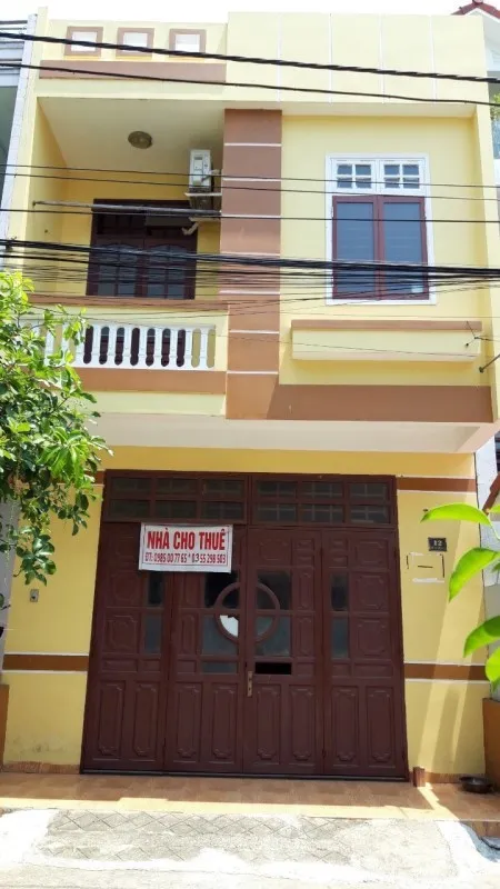 Cho thuê nhà 2 tầng nguyên căn đường 12 Mỹ Đa Đông 4, phường Mỹ An