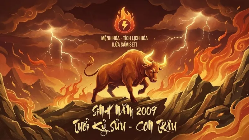 2009 tuổi con trâu mệnh hỏa