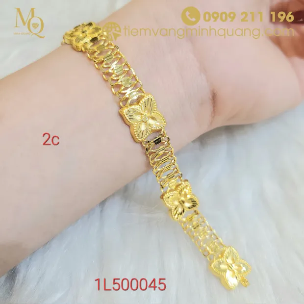 Vòng Tay Vàng 18k 2 Chỉ: Kinh Nghiệm Chọn Mua Và Phối Hợp Phong Thủy 2026 18 Lắc tay vàng 24k 2 chỉ 1L500045