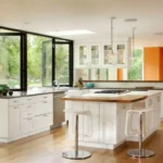 Tránh đặt bếp ở vị trí người đi đường có thể nhìn thẳng vào